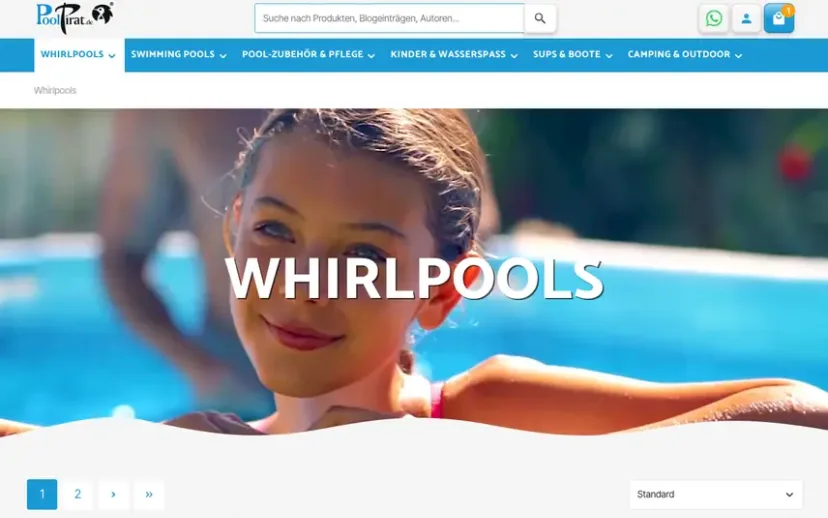 Screenshot des Shops Poolpirat